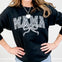 Mama Printed Lace Sweatshirt