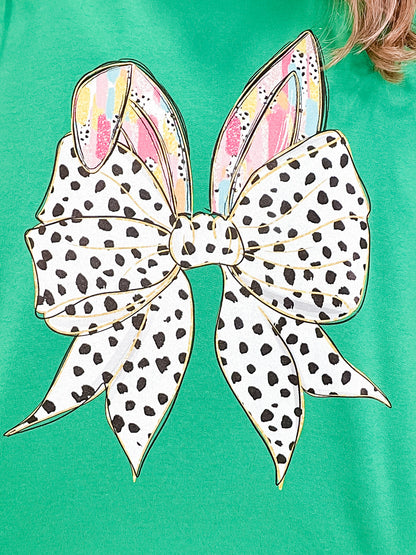 Brushstrokes Easter Rabbit Ears Sweatshirt