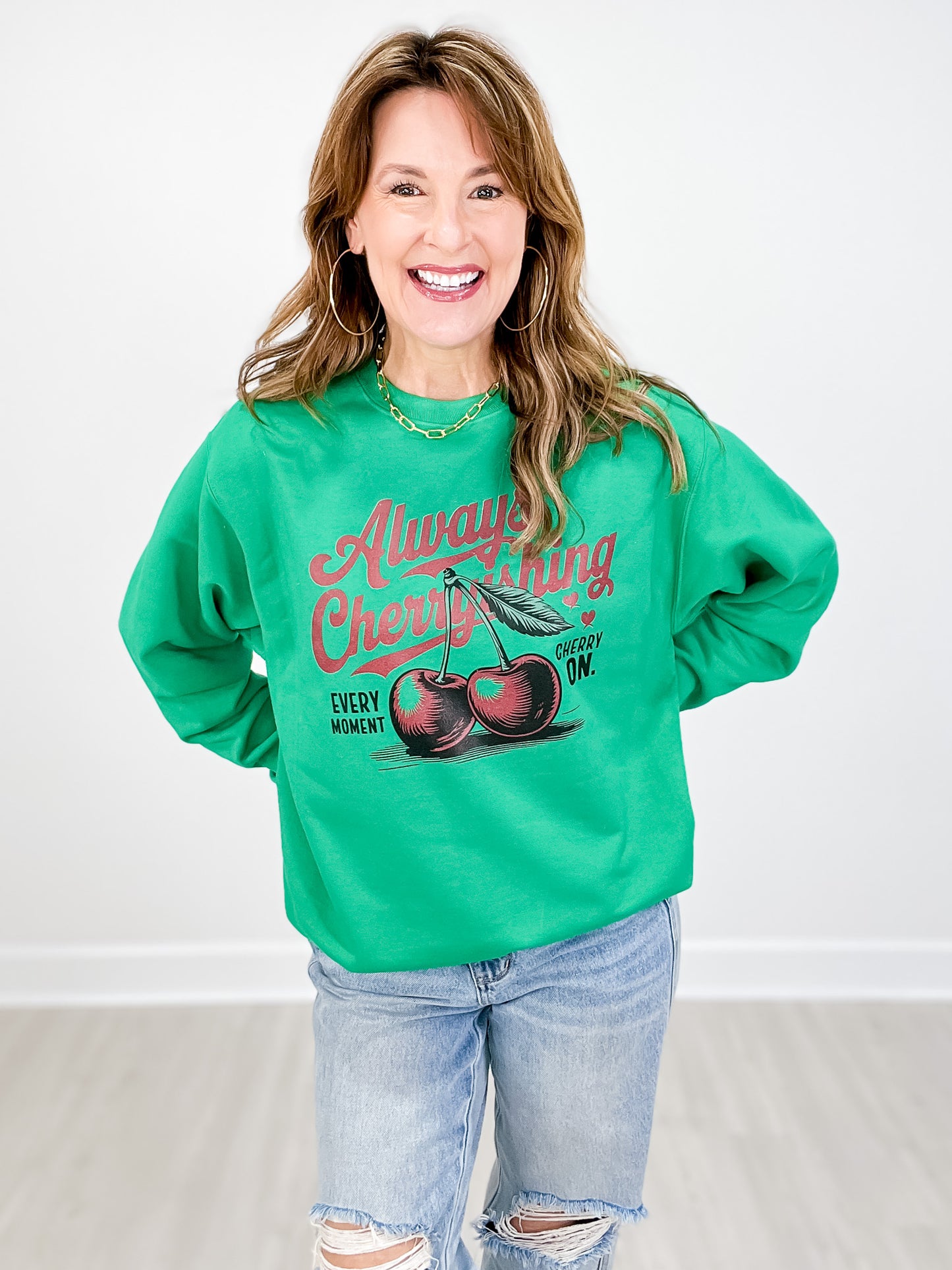 Always Cherryishing Graphic Top