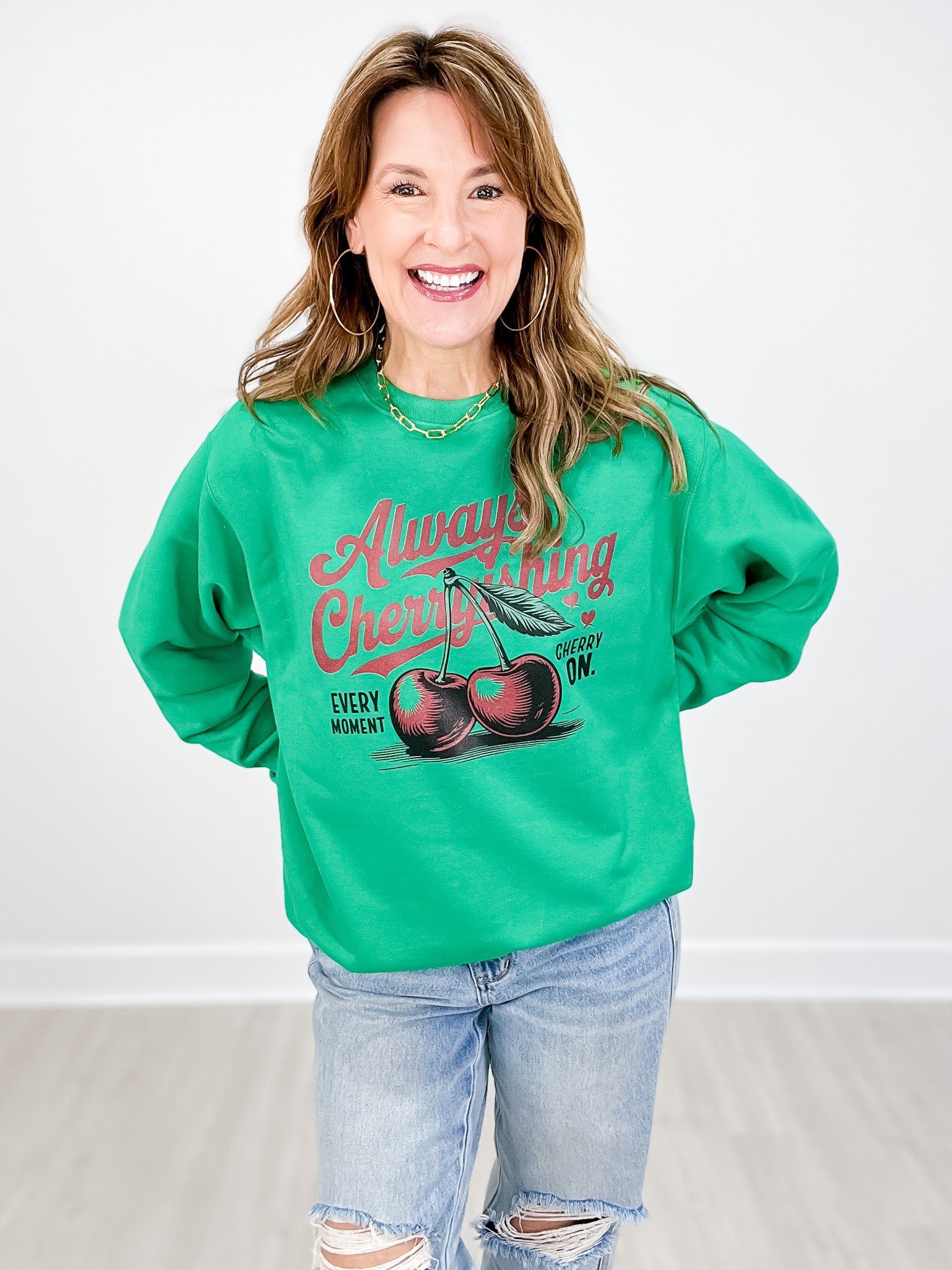 Always Cherryishing Graphic Top
