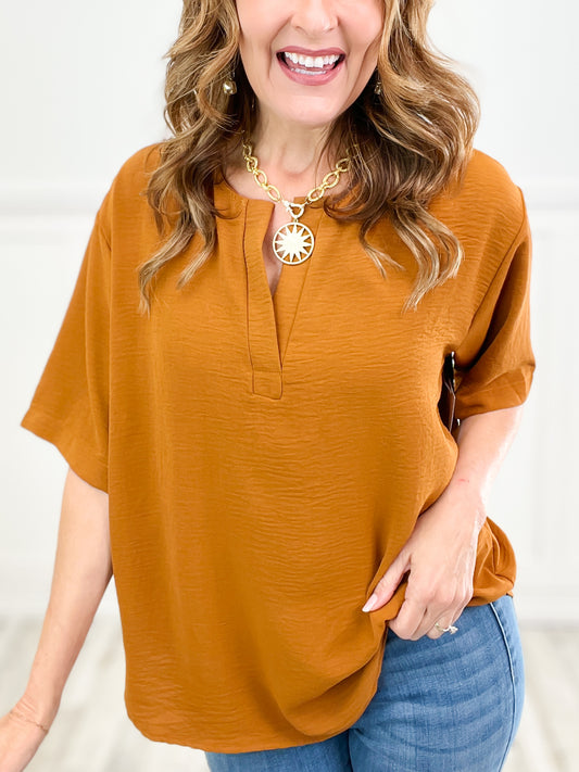 Crush on You V-Neck Flowy Shirt