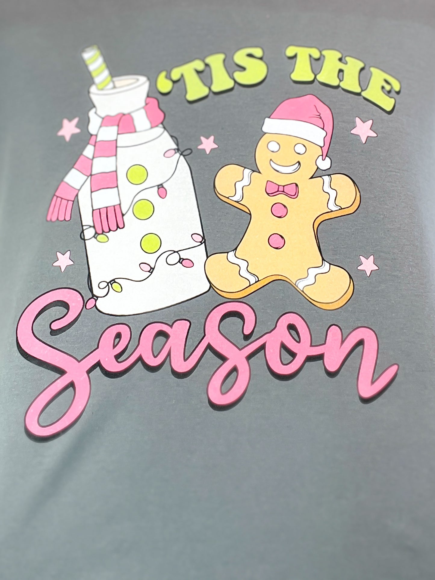 Tis The Season Gingerbread Graphic Tee