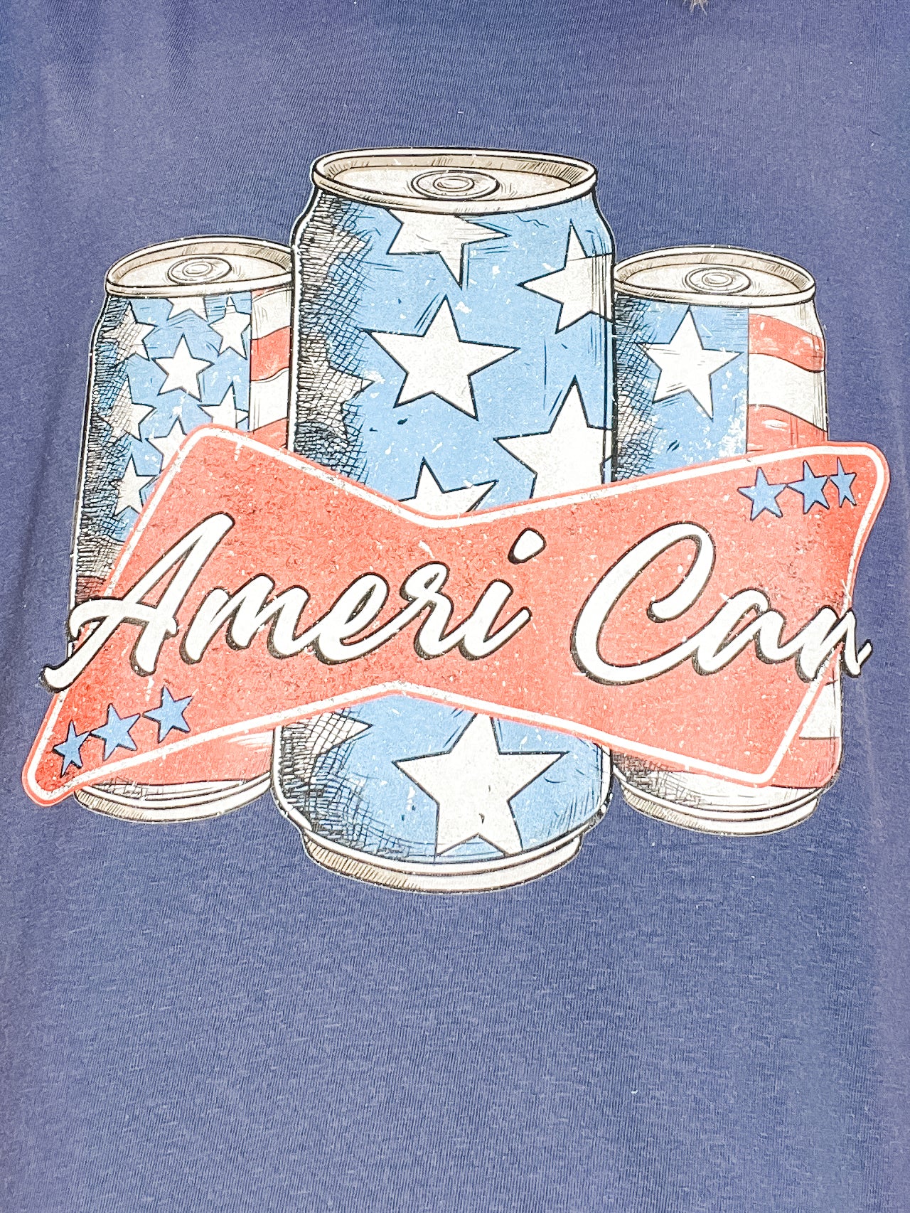 Ameri-Can Patriotic Graphic Tee