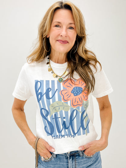 Be Still Psalm 46:10 Graphic Tee