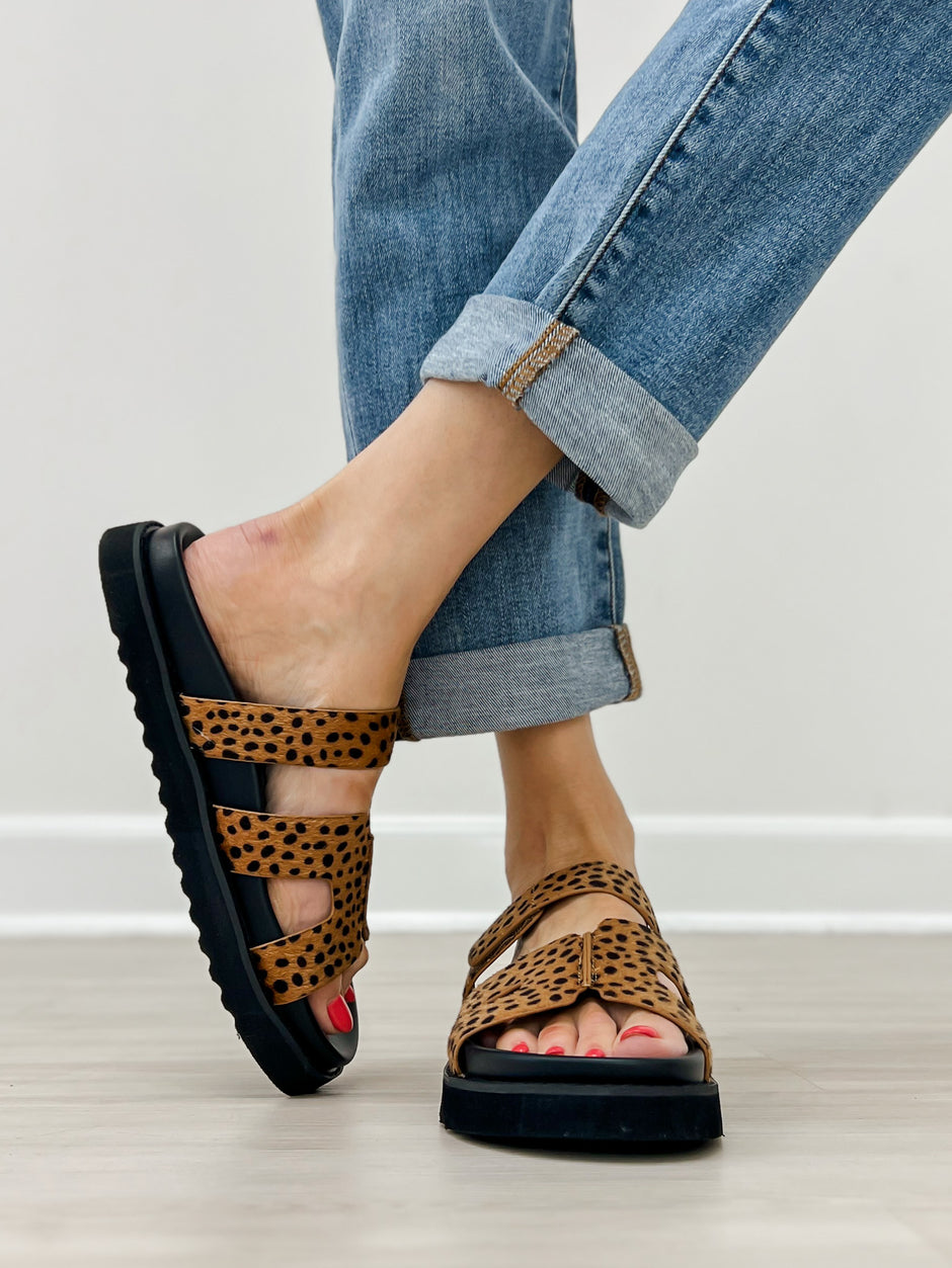 Good Choice Emery Sandals in Leopard Print