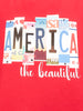 America The Beautiful License Plate Graphic Tee