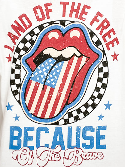 Because of The Brave Graphic Tee