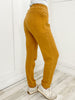 Sweet Caroline Mineral Washed Waffle Lounge Jogger Pants