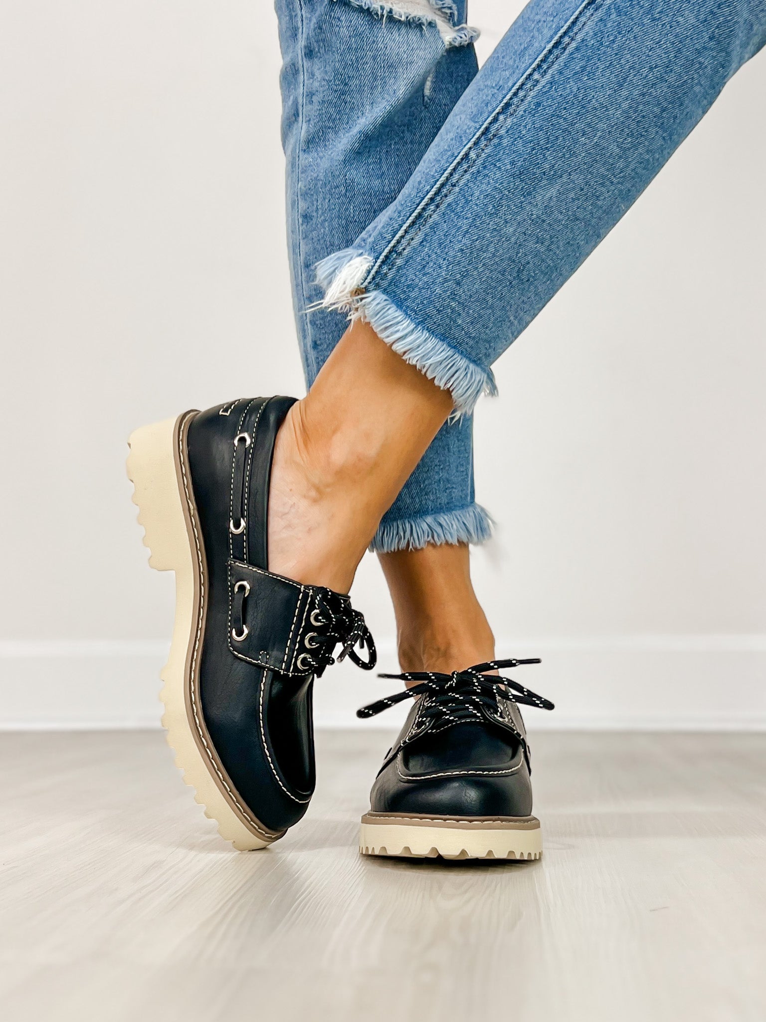 Corkys Dockside Loafers in BLACK