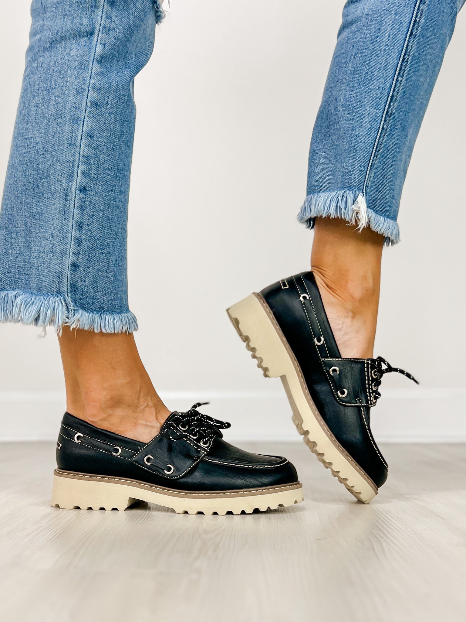 Corkys Dockside Loafers in BLACK