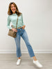 Vervet THROWBACK High Rise Patch Pocket Kick Flare Jeans
