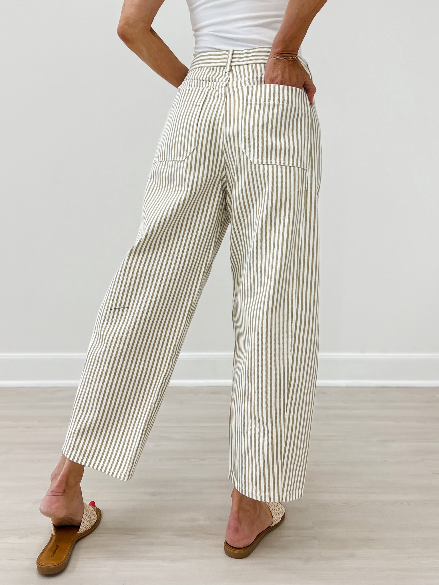 Pinstriped Pattern Pants