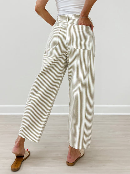 Pinstriped Pattern Pants