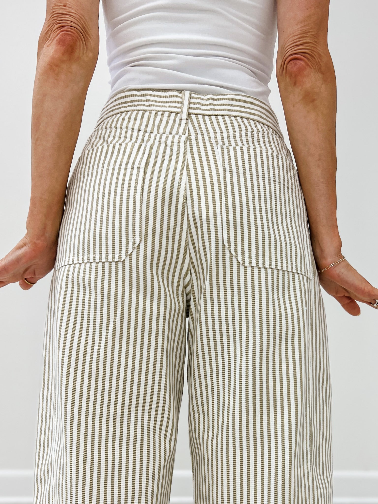 Pinstriped Pattern Pants