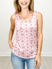 Soft Brushed Knit Floral Print Tank Top