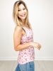 Soft Brushed Knit Floral Print Tank Top