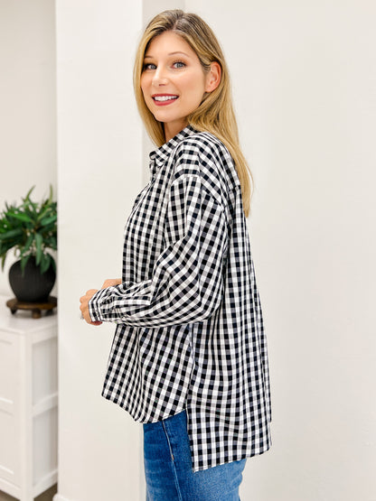Charlotte Gingham Button Down Shirt