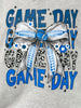 Game Day Bow and Football Custom Graphics