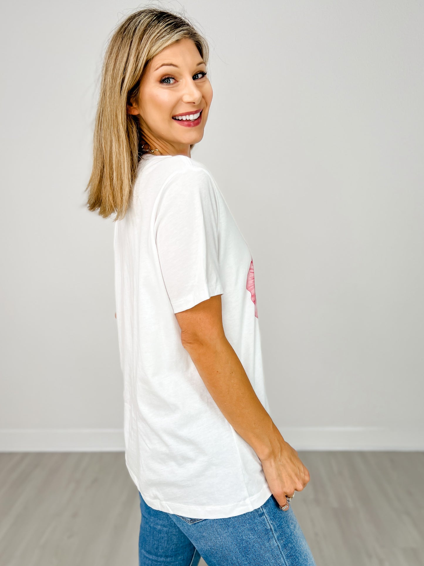 Hibiscus Flower Graphic Tee