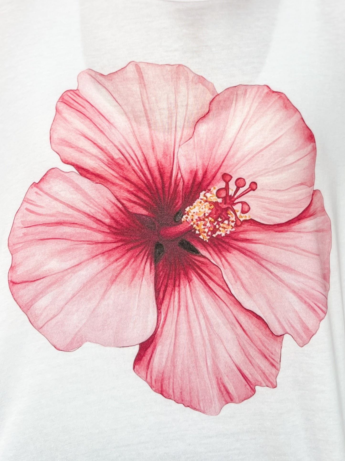 Hibiscus Flower Graphic Tee
