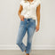 Vervet THROWBACK High Rise Patch Pocket Kick Flare Jeans