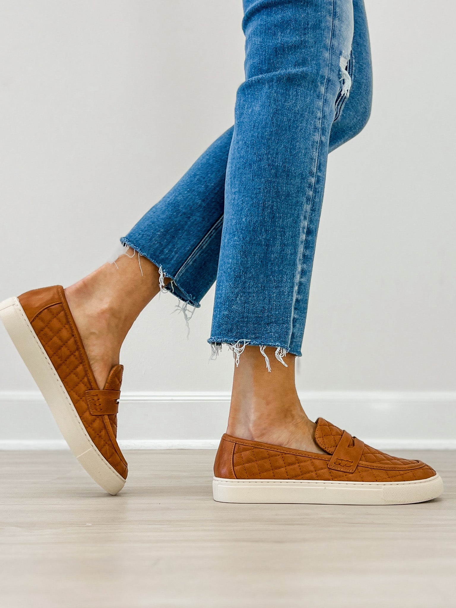 Corkys Guilty As Charged Quilted Loafers in COGNAC