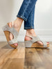 Corkys Ashley Wedge Sandals in Clear Rhinestones