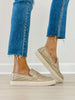 Corkys Guilty As Charged Quilted Loafers in GOLD WASHED METALLIC