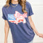 America The Beautiful With a Bow Graphic Tee