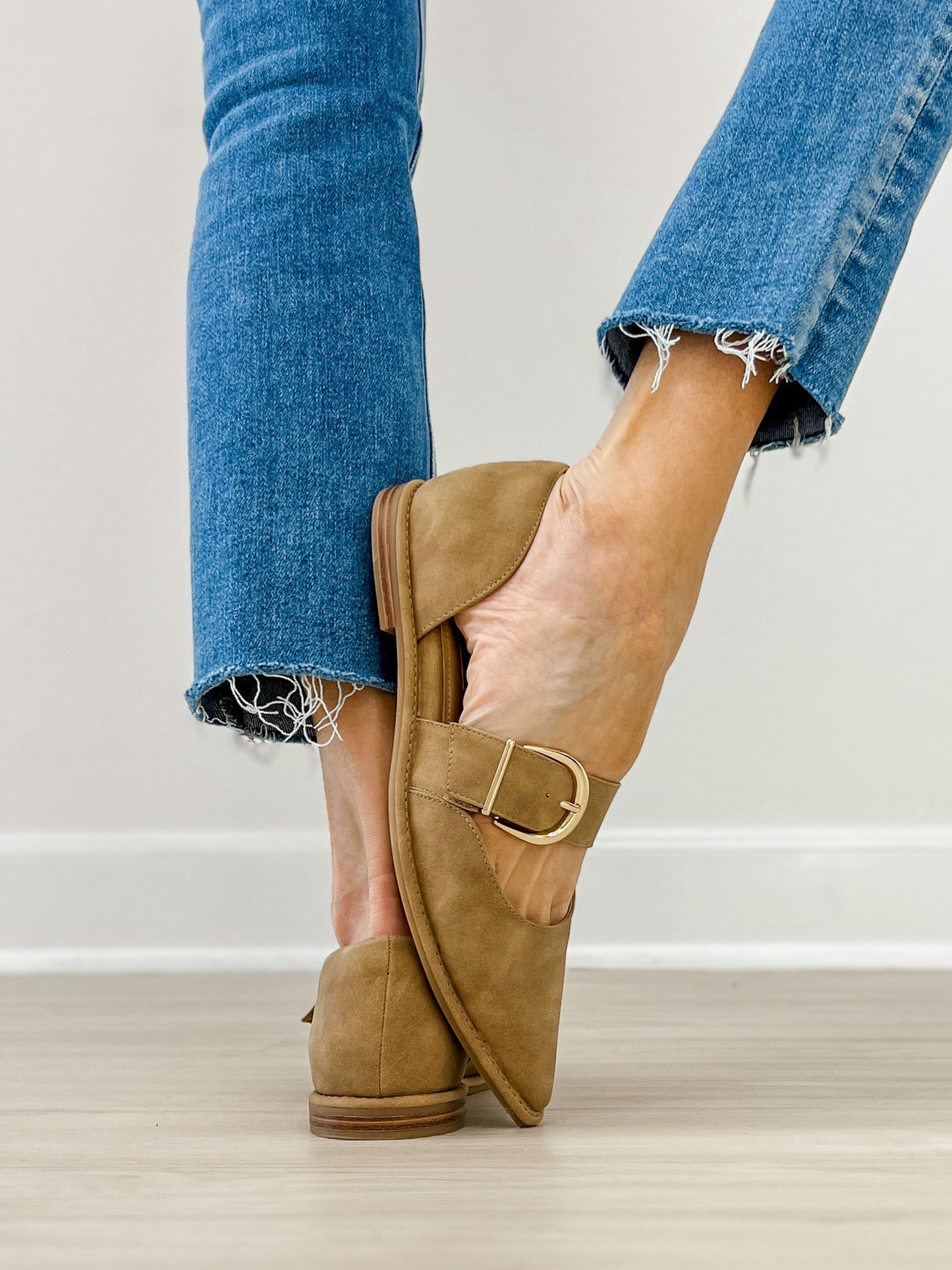 Yellowbox Romeria D'Orsay Flat in Taupe