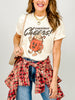 Christmas Cheers Retro Graphic Top