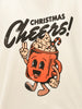 Christmas Cheers Retro Graphic Top