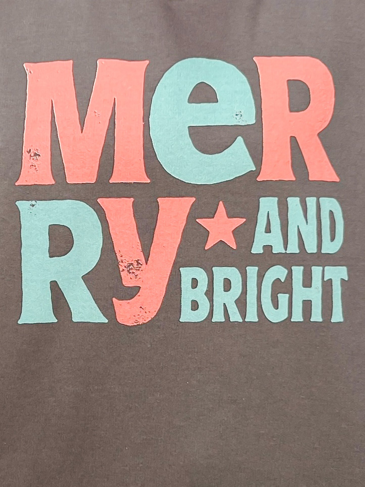 Merry and Bright Graphic Top