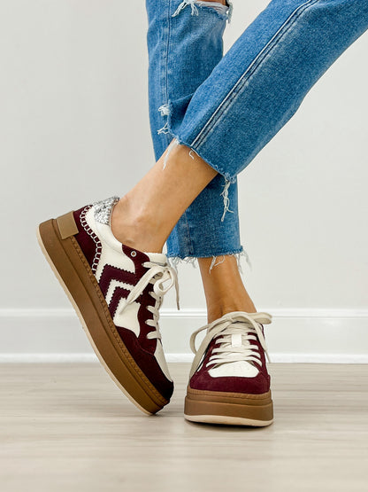 Oculus Platform Sneaker in Burgundy