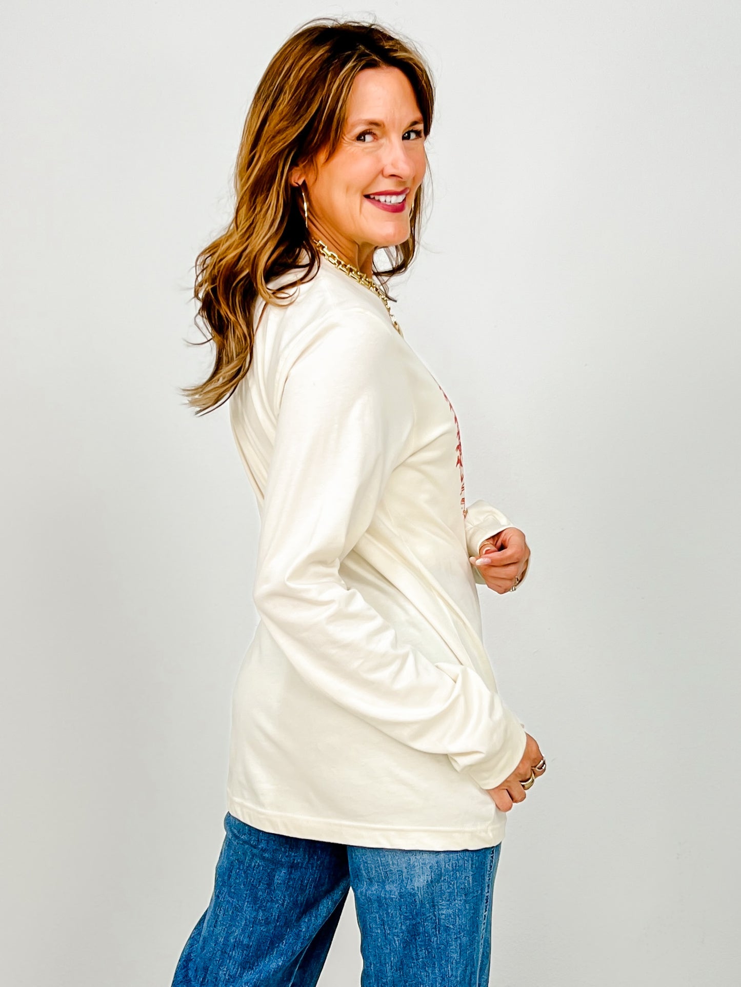 Saint Nick's Christmas Tree Farm Long Sleeve Graphic Tee