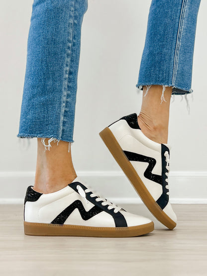 Yellowbox Ziti Crystal Sneaker in Black