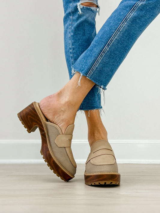 Yellowbox Barclay Platform Clog in Natural