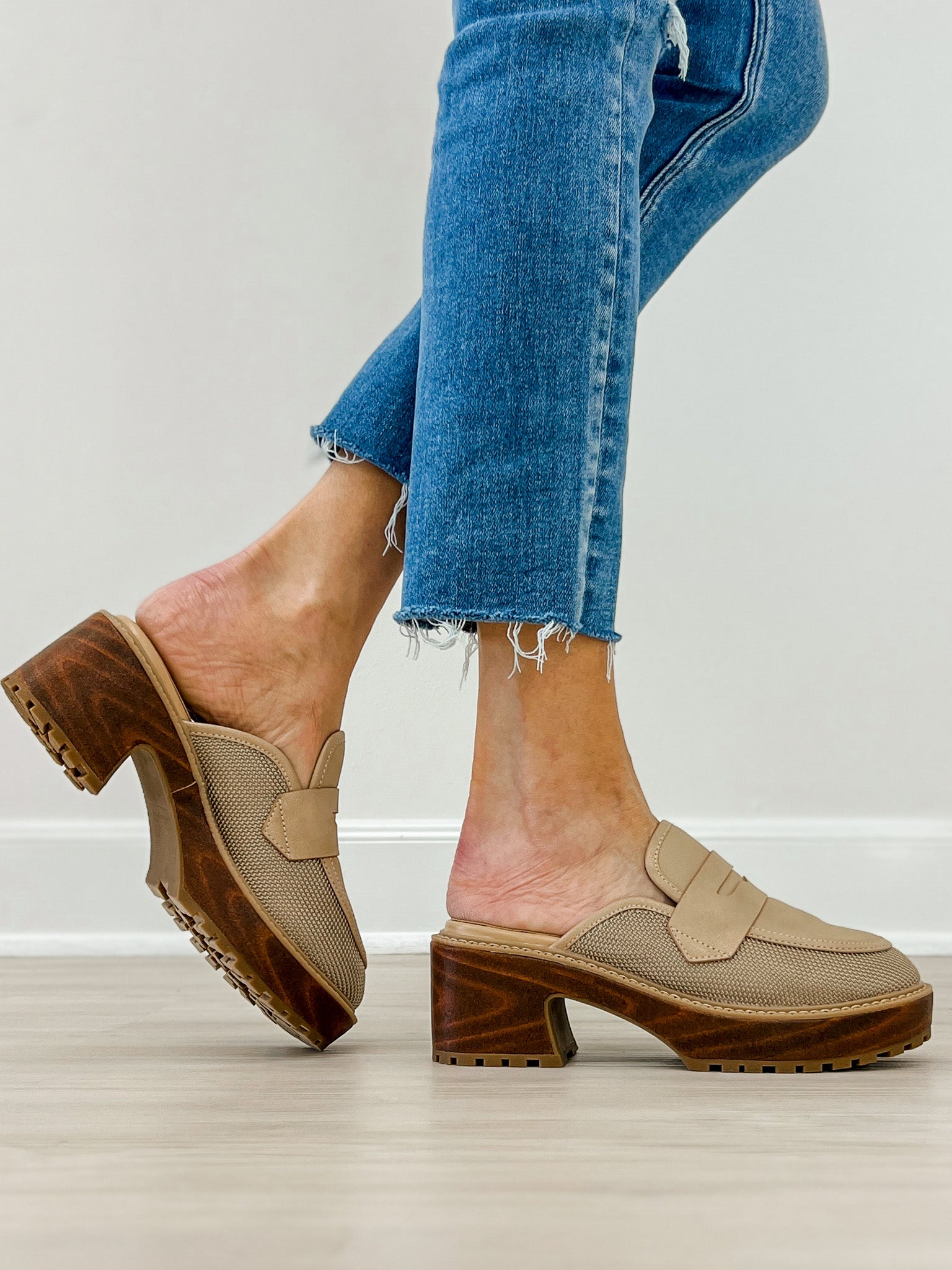 Yellowbox Barclay Platform Clog in Natural