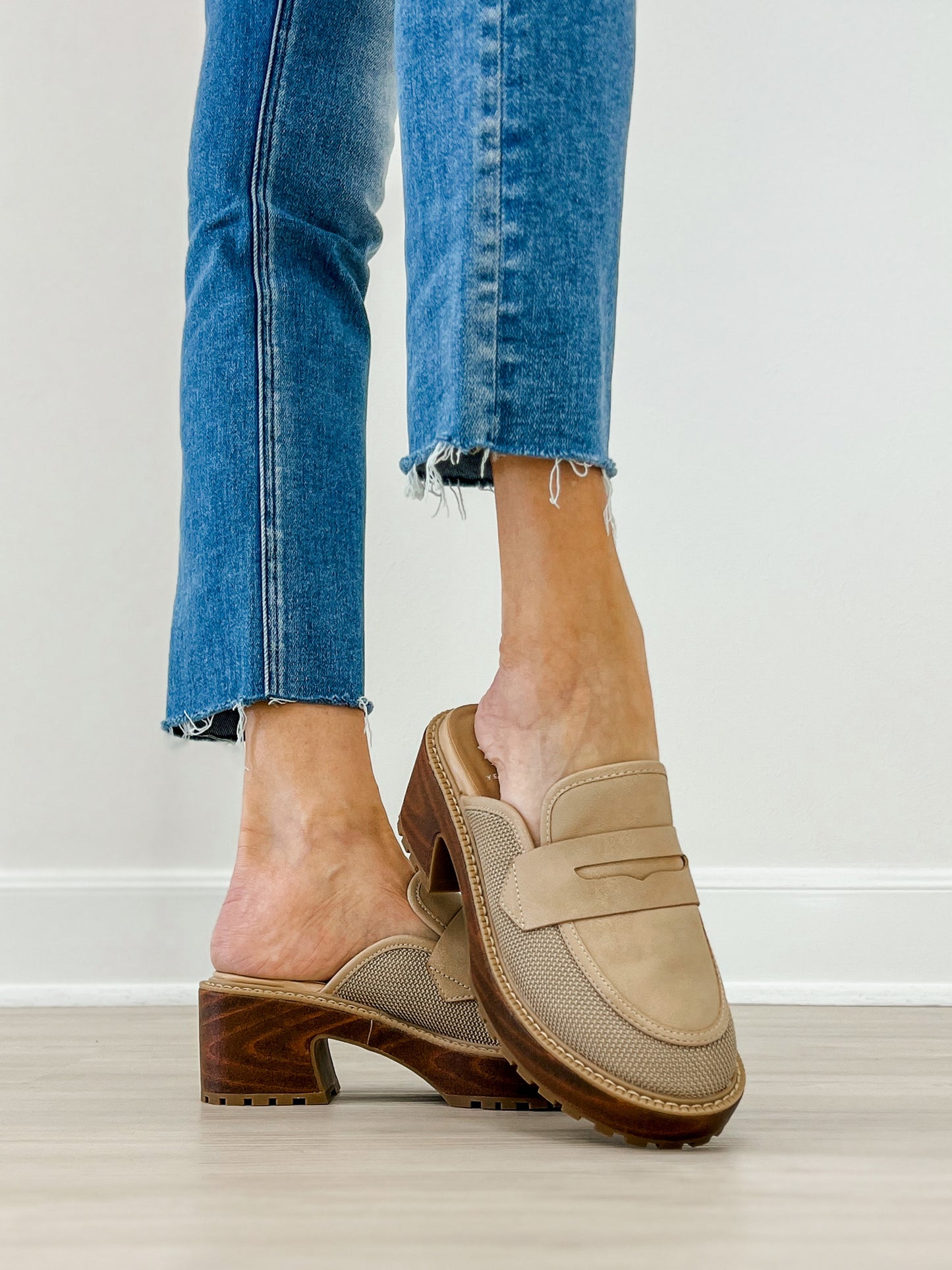 Yellowbox Barclay Platform Clog in Natural
