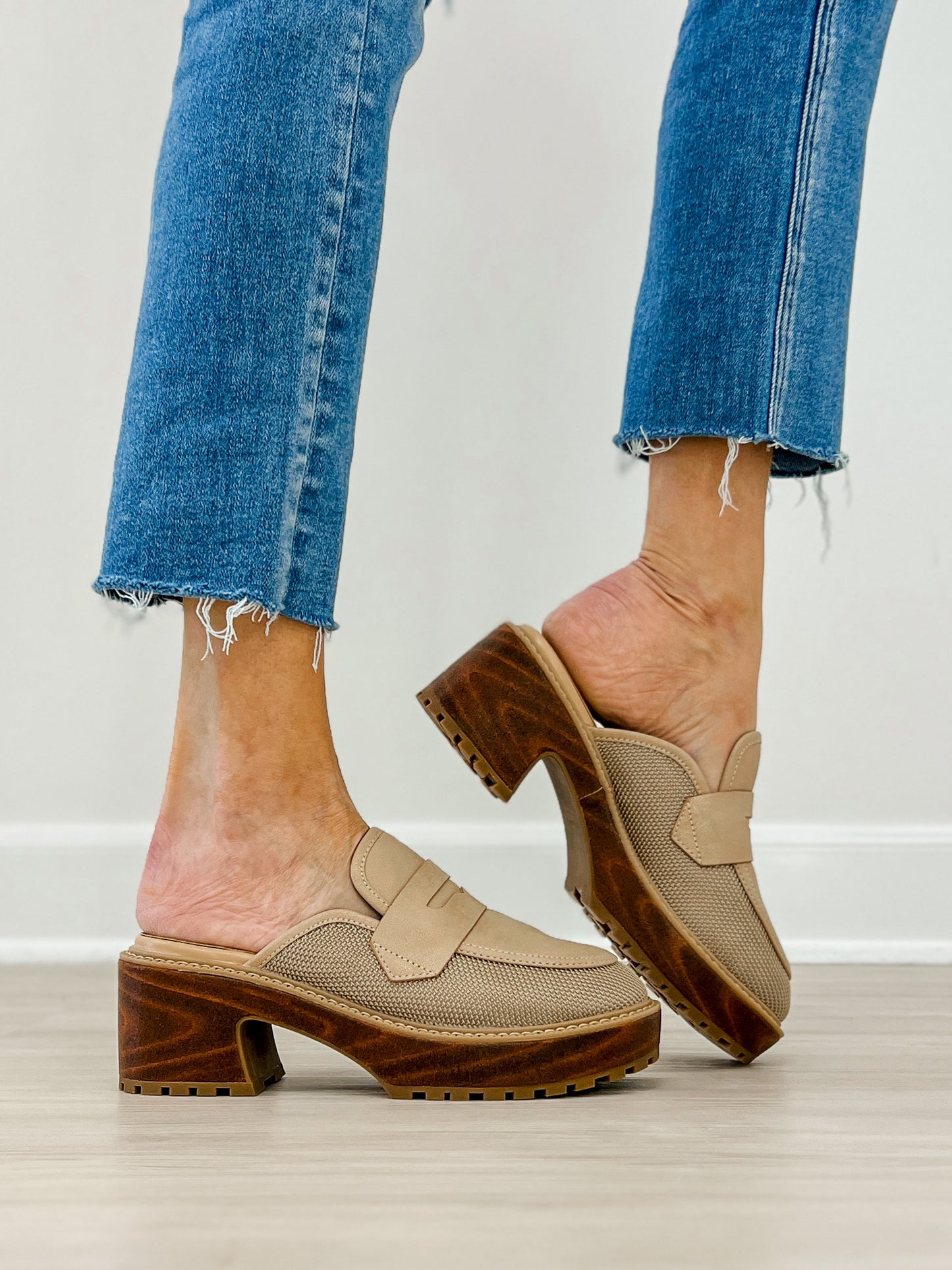 Yellowbox Barclay Platform Clog in Natural