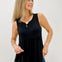 Black Sleeveless Tank Top