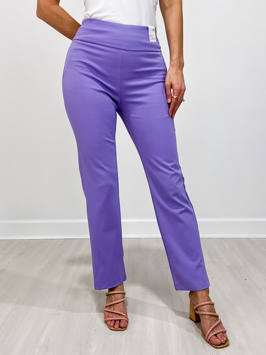 Magic Slim Straight Pants in VIOLET