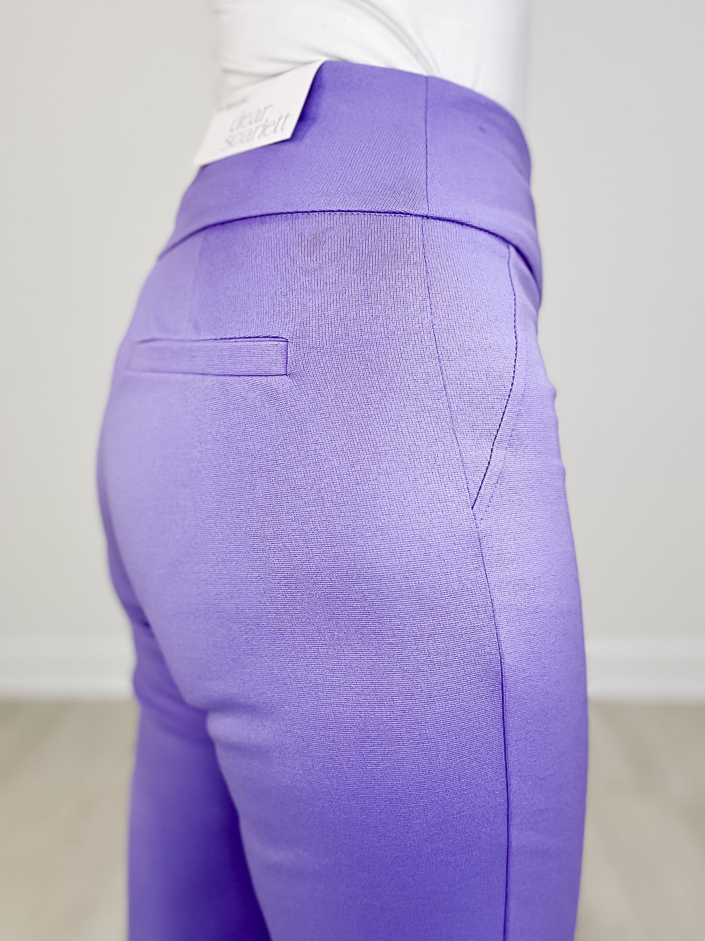 Magic Slim Straight Pants in VIOLET