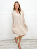 Linen Long Sleeve Dress