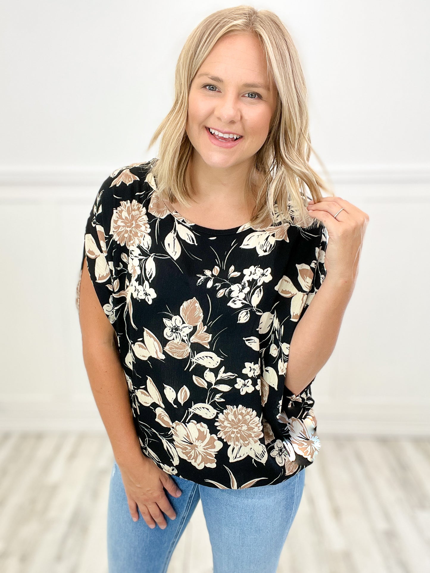 Effortless Floral Print Top