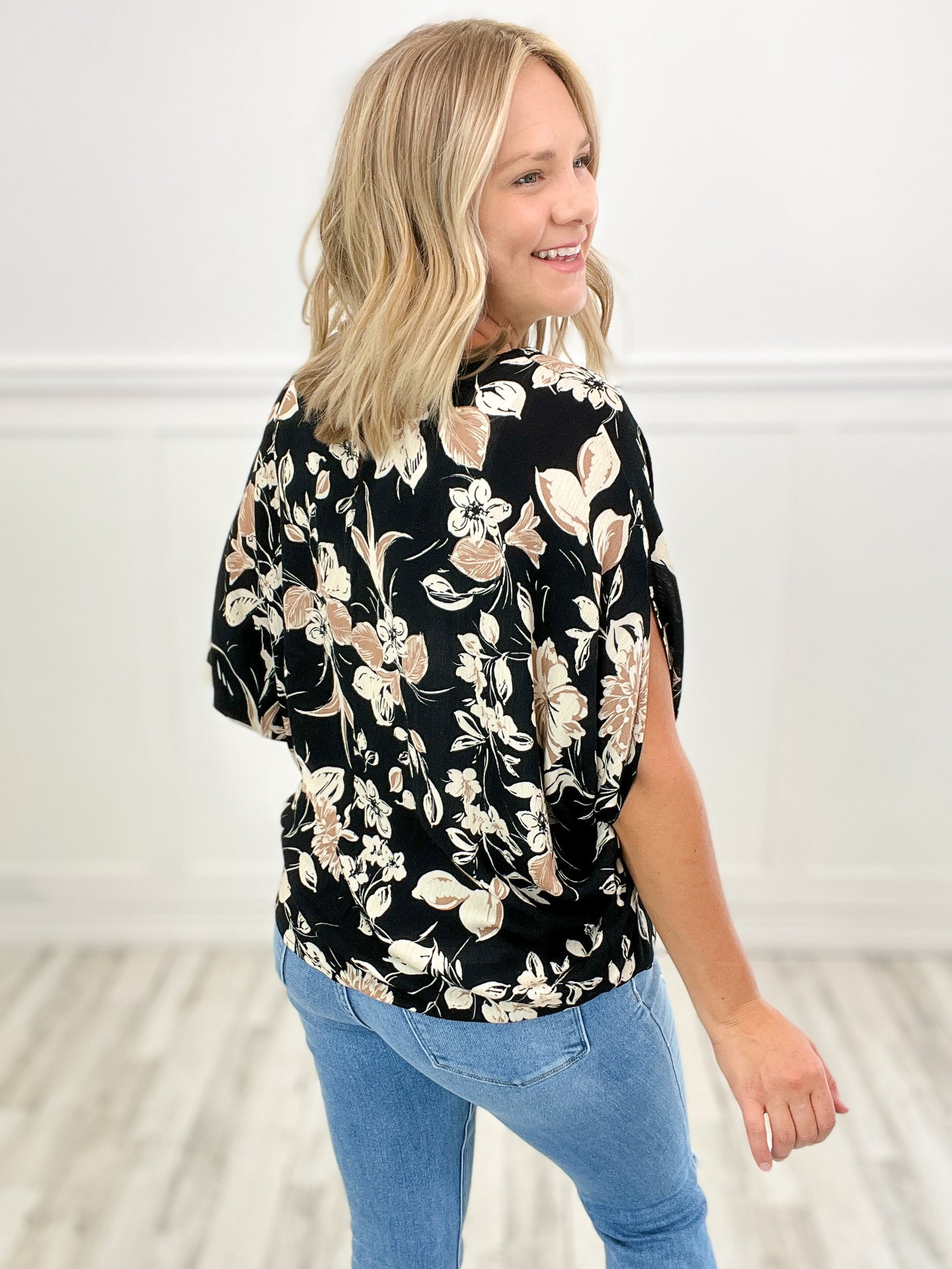 Effortless Floral Print Top