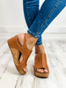 Corkys Carley COGNAC STUD Wedge Sandal