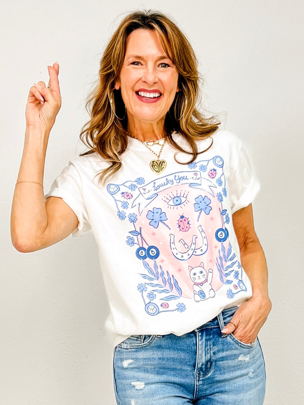 Lucky You Graphic Tee