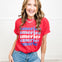 America Glitter Graphic Tee