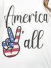 America Y'all Graphic Tee